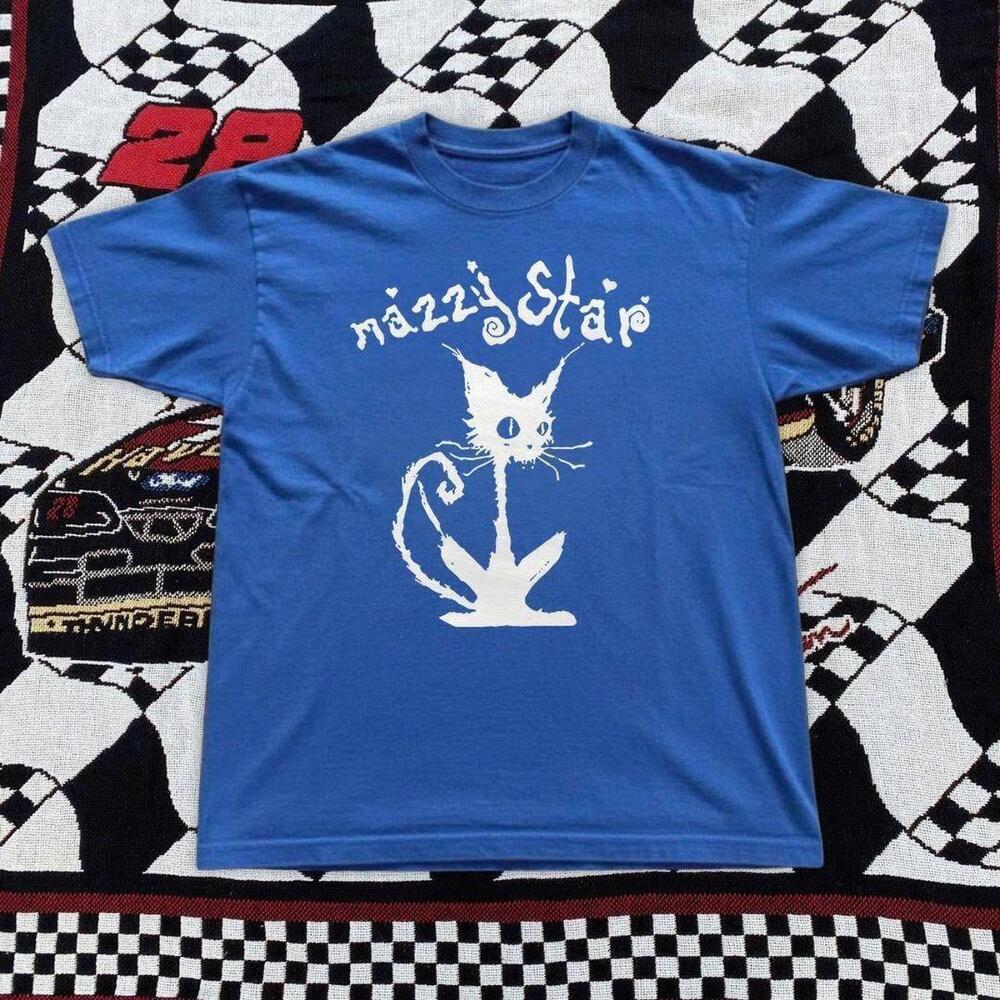 Blue Nazzisi Staples Cat T-Shirt